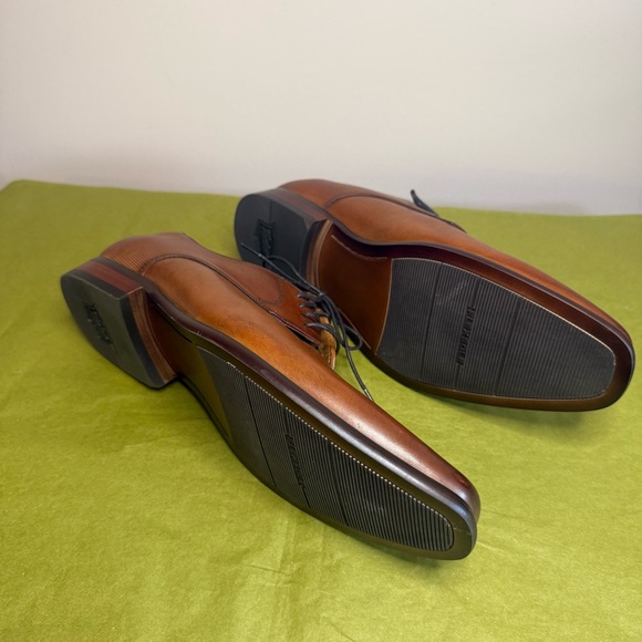 Florsheim Brown Leather Oxford Shoes - Picture 3 of 11